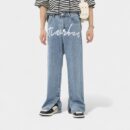 Herren Jeans mit Textdruck