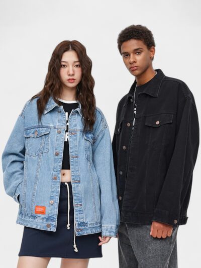 Unisex Oversized Long sleeves Denim Jacket