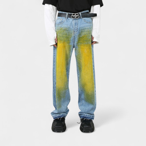 Herren Jeans mit Relaxed Fit/Loose Fit