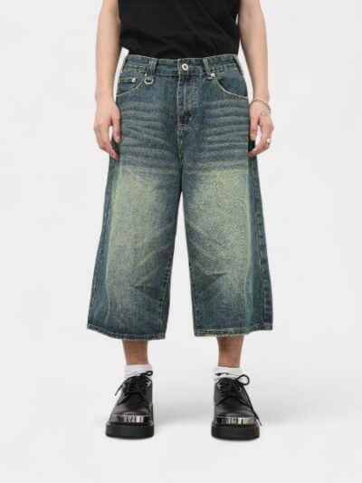 Men's Relaxed Fit/Loose Fit Sleeveless Jorts