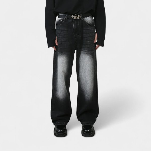 Herren Jeans mit Relaxed Fit/Loose Fit