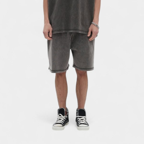 Herren Regular Fit Jogginghose Shorts – Bild 5