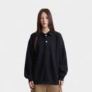 Damen Oversize Langarm Sweatshirt