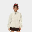 Damen Windbreaker mit Karomuster und langen Ärmeln