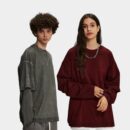 Unisex Oversized Langarm-T-Shirt
