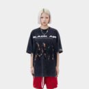 Damen T-Shirt mit künstlerischem Druck und kurzen Ärmeln