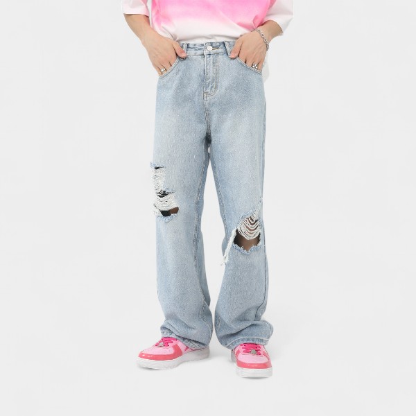 Herren Jeans mit Relaxed Fit/Loose Fit