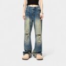Damen Jeans mit Relaxed Fit/Loose Fit