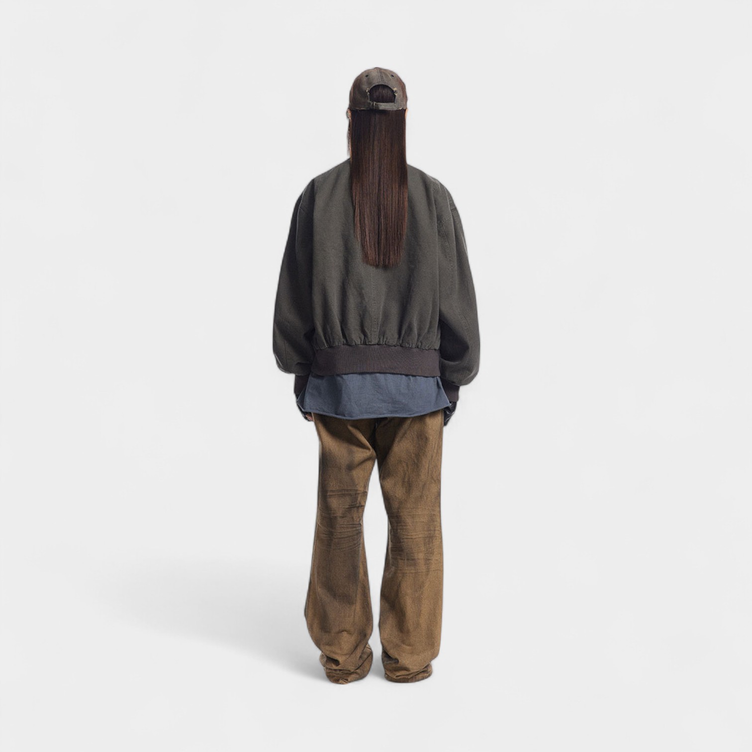 Herren Jeansjacke mit Textdruck und langen Ärmeln – Bild 5