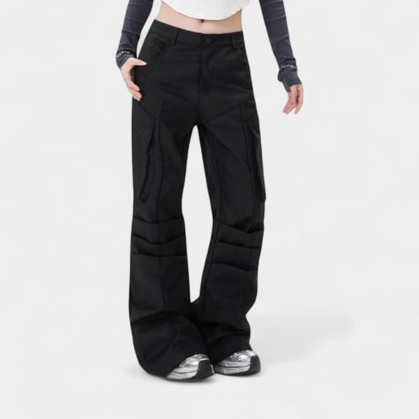 Damen Cargo Hose mit Relaxed Fit/Lockere Passform