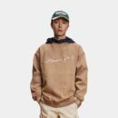 Herren Sweatshirt mit Textdruck und langen Ärmeln