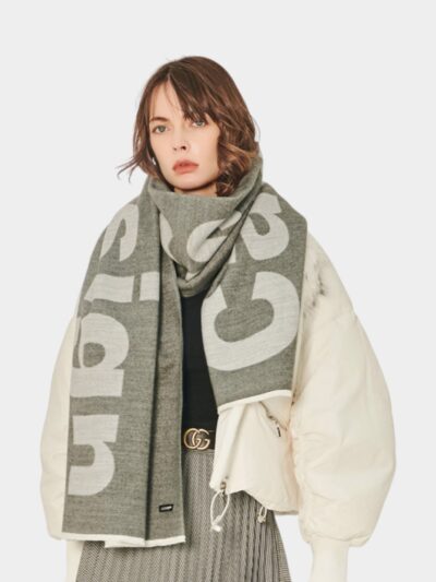 Autumn and Winter Scarf Wool Blended Women Warm Comfortable Men's Solid Color Lightweight Warm Business Fashion Brand Scarf