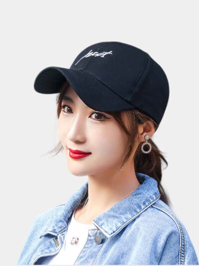 Hat Women's Spring and Autumn New All-match Fashion Embroidered Letter Sun Hat Men's Youth Casual Student Baseball Cap