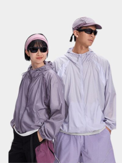 Unisex Regular Fit Windbreaker mit langen Ärmeln