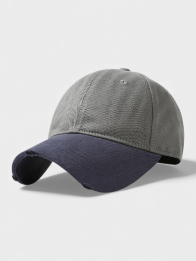 Spring and Summer Soft Top Baseball Cap Women's Dopamine Fashion Contrast Color Cap American Style Retro Outdoor Light Plate Casual Cap