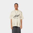 Herren T-Shirt mit Textdruck und kurzen Ärmeln