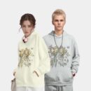 BE Men's Wear | Autumn 2024 American Tide Brand Buyer's Shop Butterfly Flowers Hooded Clothes for Men and Women