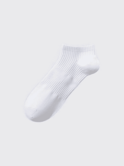 White socks men summer thin middle tube pure cotton deodorant short socks summer sports business leather shoes socks men