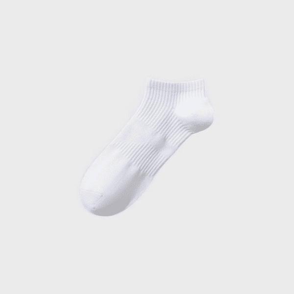 White socks men summer thin middle tube pure cotton deodorant short socks summer sports business leather shoes socks men