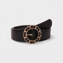 New Korean style handmade winding chain buckle women's belt versatile woven wide belt belt cross-border in stock wholesale