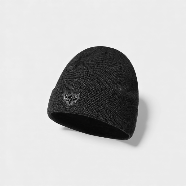 Autumn and winter men's knitted hat Korean trendy cold hat wool blended warm wool hat outdoor fleece-lined thickened toe cap