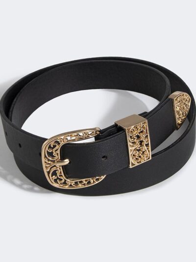 Elegant Women's Belt Women's Hollow Elegant Pattern All-match Belt - copy