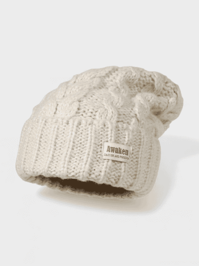 Autumn and winter warm wool hat women's Korean-style versatile ear protection knitted hat big head circumference men's cold hat fashion twist hat