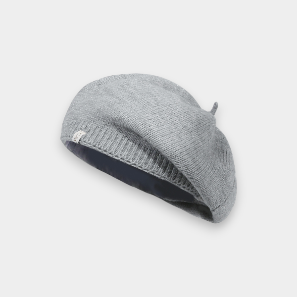 South Korea women's beret autumn and winter warm knitted octagonal hat Japanese style versatile INS style painter hat black beret hat