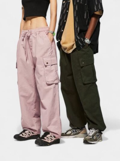 INF Men's Wear | Twill Wide Leg Loose Big Pocket Workwear Paratrooper Pants 2024 Autumn Fashion Brand Men's Workwear