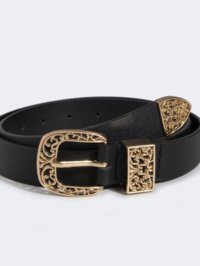 Elegant Women's Belt Women's Hollow Elegant Pattern All-match Belt - copy