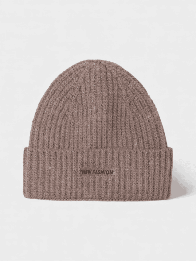 Wool Knitted Hat Girls South Korea Autumn and Winter New High Sense Casual Wool Hat Star Solid Color Pullover Cap