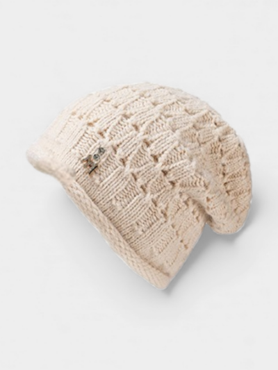 Knitted hat factory cross-border exclusive winter new double-layer thickened rabbit fur pile hat female European and American outdoor warm hat