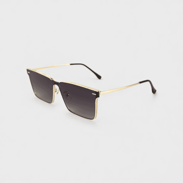 Retro small square frame metal sunglasses women's anti-ultraviolet gradient sunglasses European and American trend glasses cross-border wholesale