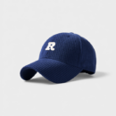 Autumn and Winter Hat Women's Korean Style Trendy All-match Corduroy Cap Couple Warm R Letter Baseball Cap Men's Big Head