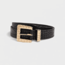 Amazon Hot New Ladies Crocodile Buckle Crocodile Patent Leather chic Spot Fashion European and American Business Belt