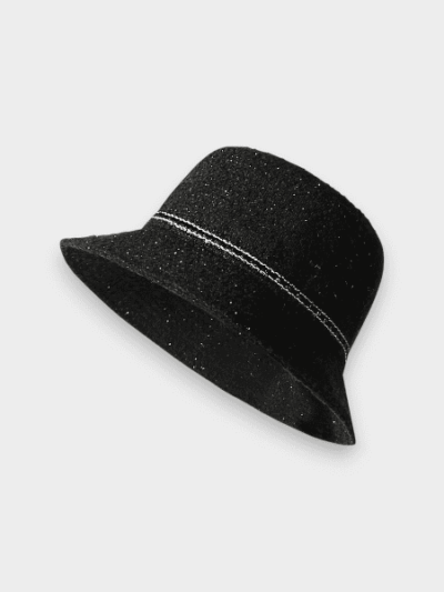 Chanel style fisherman hat autumn and winter warm basin hat elegant South Korea women's bucket hat versatile foldable Net Red Hat