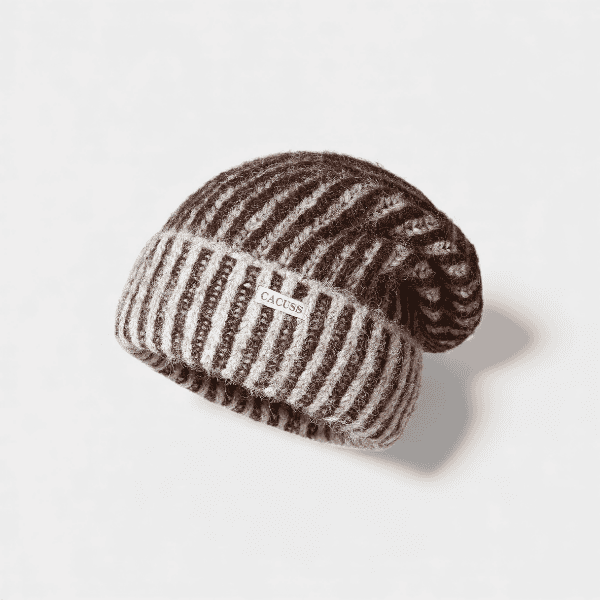 Autumn and Winter New Big Head Wool Hat Women's Outdoor Cold-proof Warm Knitted Hat Plus Large Face Showing Small Couple Stack Hat