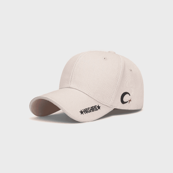 Spring and Summer New Embroidered Crescent Korean Baseball Cap Young Men and Women Couple Sunscreen Sun Hat Student Hat