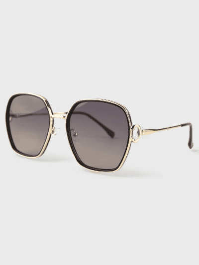 2024 New Polarized Sunglasses Women's Large Frame Face Display Small High-Level UV-Reproof Sunglasses Internet-Popular Same Style Glasses