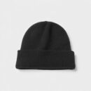 Autumn and Winter knitted hat women's solid color simple warm wool hat cashmere blended fashion pile hat face-looking small bag head hat