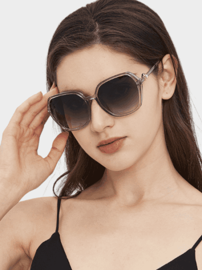 Women's sunglasses 2024 New retro elegant large frame face-looking small big face sunglasses fashionable UV-proof sunglasses