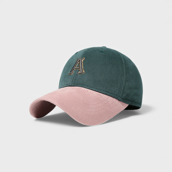 Spring and Summer new baseball cap fashionable contrast color face-looking small peaked cap Women's cotton hard top sun hat outdoor leisure hat