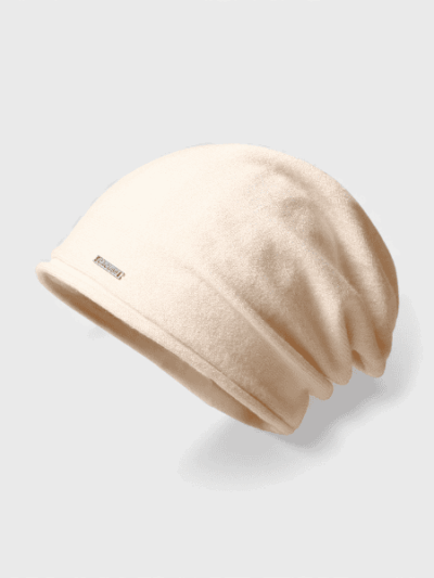 Autumn and Winter All-match lazy pile hat Women's Big head circumference face-looking small bag head hat Korean style Net red style thin cold hat