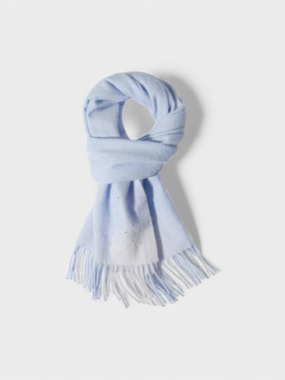 Pure Wool high-grade women's scarf autumn and winter neck protection warm scarf Korean style extended gradient color shawl fashion