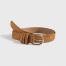 New Suede Rivet Western Style Belt Simple Pin Buckle Women's Claw Nails Cross-border Hot Deerskin Velvet Women's Belt in Stock