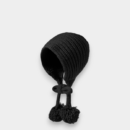 Hat Women's Autumn and Winter Warm Ear Protection Knitted Hat Cute All-match Big Head Wool Hat Japanese Style Simple Baotou Hat