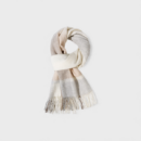 Autumn and Winter new women's scarf pure wool warm scarf Korean style versatile plaid color matching scarf large size shawl