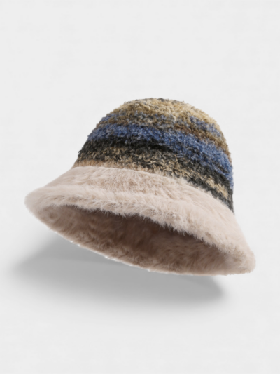 Gestreifter Damen Fischerhut