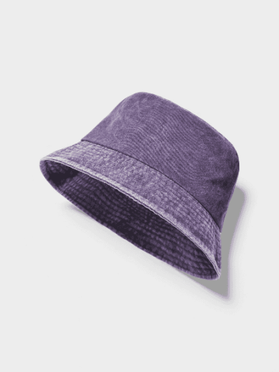 Spring and Summer Hat Women's Retro Washed Denim Fisherman Hat Outdoor Casual Sunscreen Hat Men's Pure Cotton Foldable Basin Hat