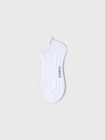 Men's socks deodorant sweat-absorbent breathable cotton summer thin sports socks pure white towel bottom Xinjiang cotton socks